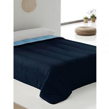 BELNOU Edredón 300 Gr Azul Marino/Turquesa Cama 105