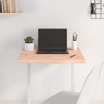 Tablero de mesa 60x60x(2-4) cm en roble macizo sin tratar