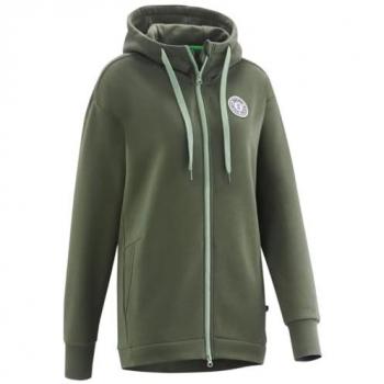 Edelrid Women's Spotter II Full Zip Hoodie Sweatshirt in Alga Green