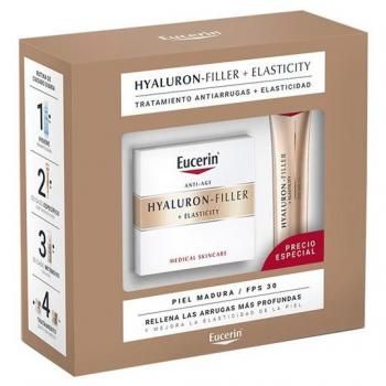 Eucerin Hyaluron-Filler + Elasticity Crema de Día FPS 15 50ml con Contorno de Ojos 15ml Pack Regalo