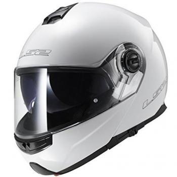 LS2 Casco Moto FF325, Blanco, XS