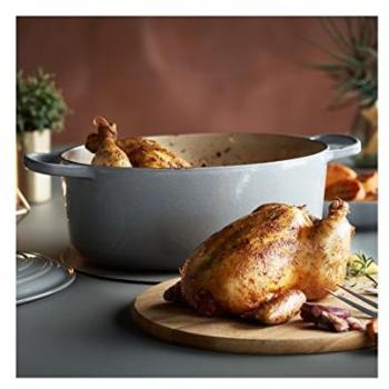 Le Creuset 31 cm Mist Grey Oval Dutch Oven