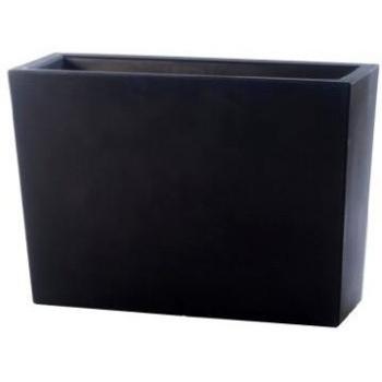 Vaso Teraplast Schio Cassa Alta 100cm Antracita 100% Reciclable