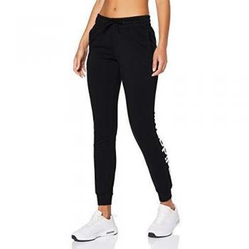 adidas W E Lin Pant Pantalones de Deporte, Mujer, Black/White, XL/S