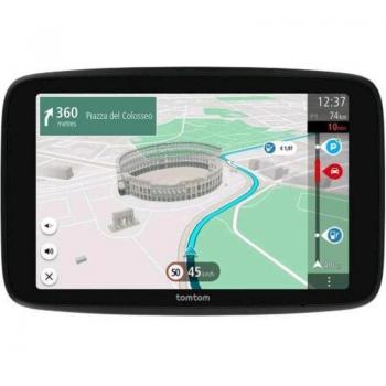 TomTom GO Superior 7 Sat Nav - Worldwide Maps, Traffic Congestion and Speed Cam Alerts, Quick-Updates via WiFi, Fuel Prices, Click-Drive Mount