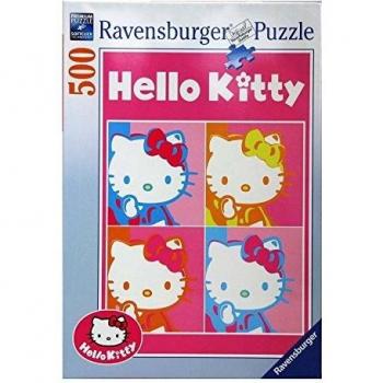 Rompecabezas de Arte Pop Hello Kitty, 500 Piezas