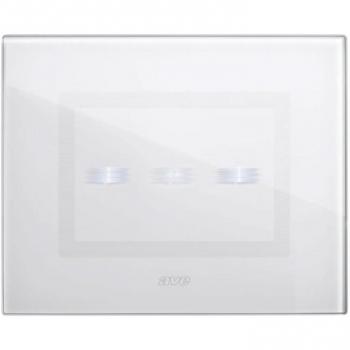 PLACCA VERATOUCH BIANCA 3COM 44PVTC3BL