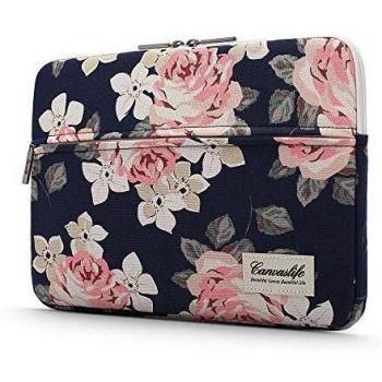 Funda para Laptop Canvaslife 13-14'' - Azul Marino-Rosa