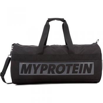 Myprotein Barrel Bag Bolso Deportivo, Adultos Unisex, Negro