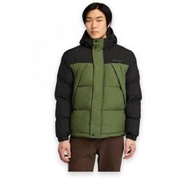 Timberland Durable Water-Repellent Puffer Jacket for Men in Green, Size XXL