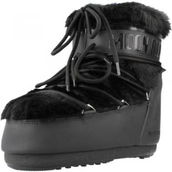Moon Boot Icon Low Faux Fur Women's Winter Boots Black Size 36-38