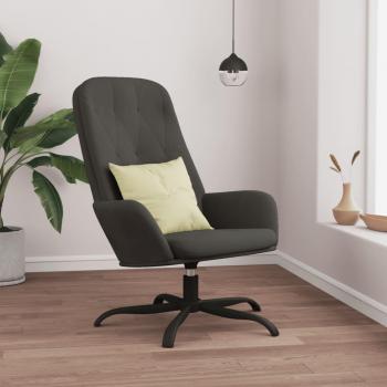 Sillón de relax de terciopelo gris oscuro vidaXL