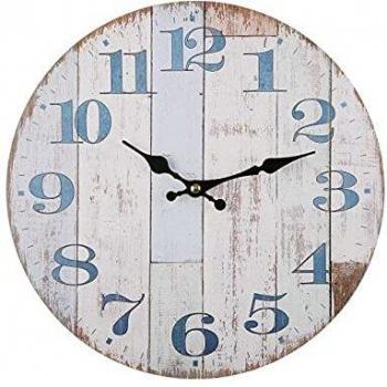 Reloj de Pared Versa Vintage Metal Redondo 28 cm