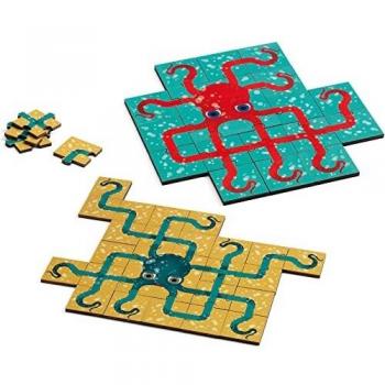 Djeco- Juego Guzzle Juguetes para apilar y Encajar