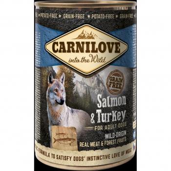 Carnilove Comida Húmeda para Perros de Salmón y Pavo 6x400g