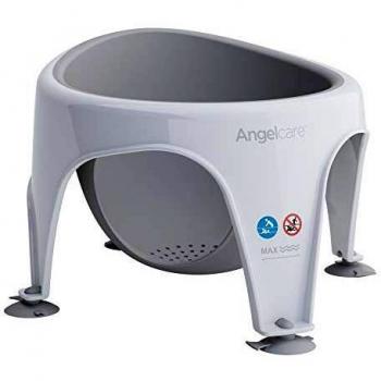 Asiento de baño Angelcare gris medio liso