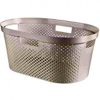 Cesta Recycled Infinity 39 L Blanco