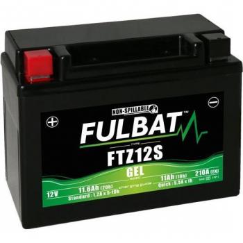 Batería FULBAT YTZ12S 12V 11Ah 210A Largo: 150 x Ancho: 88 x Alto 110
