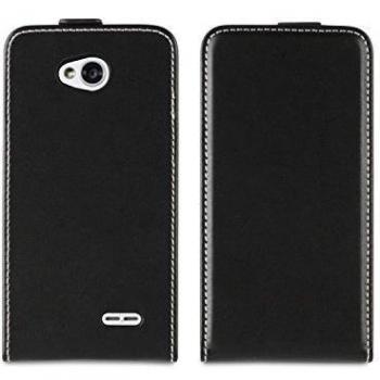 Muvit Slim - Funda y protector de pantalla para LG L65, negro