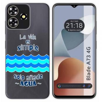 Funda de Silicona para Zte Blade A73 4G con Diseño de Agua y Dibujos