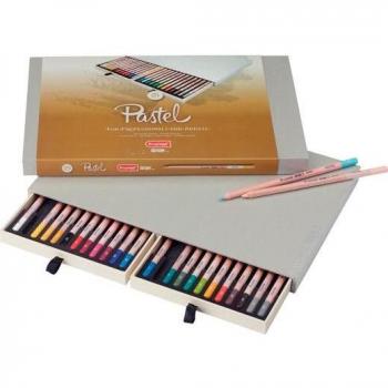 Bruynzeel-Sakura Design 24-Pack Pastel Coloured Pencils Deluxe Tin Box Set