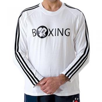 Adidas Boxing T-camiseta de manga larga Blanco blanco Talla:M