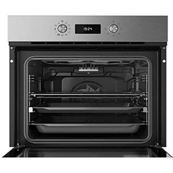 Horno Multifunción Teka HCB 6645 SS, 70L, Limpieza HydroClean, Inoxidable, Clase A+, Display y Guías Telescópicas