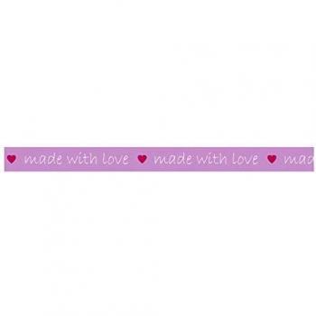Ursus 59050037 Masking Tape, Aprox. 15 mm x 10 m, Made with Love, Multicolor