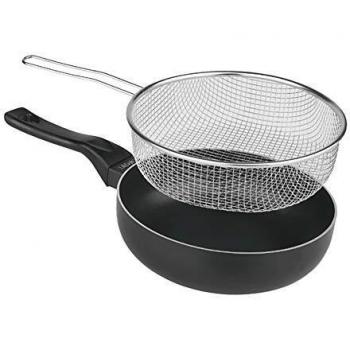 Lifestyle 034081 Sartén freidora, Acero Inoxidable