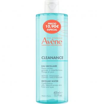 Avène - Cleanance - Agua micelar para rostro y ojos 400ml