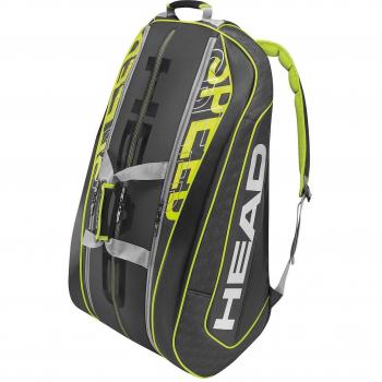 Velocidad de cabeza Ltd Monster Combi – Bolsa para raquetas, color verde 12 oz