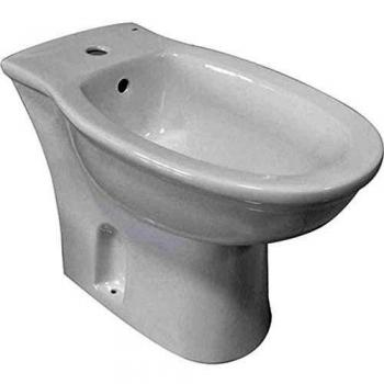Bidet Karla de porcelana blanca con grifo dispensador y sistema bioclimático 600x300x240