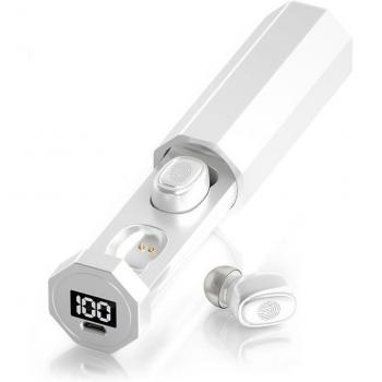 Auriculares Inalámbricos TWS-03 Bluetooth 5.0 Mini Estéreo con Micrófono para Música y Juegos