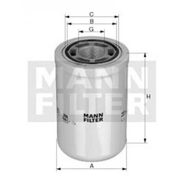 Filtro Hidráulico MANN-FILTER WH 10 005 para Aplicaciones Fuera de Ruta