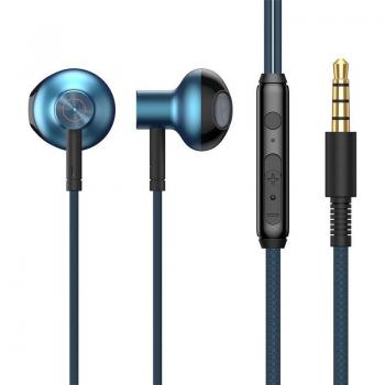 Auriculares con cable Baseus H19 de 3,5 m, intraurales, graves potentes, estéreo, para música y videojuegos, con micrófono, compatibles con Xiaomi, Samsung y Huawei