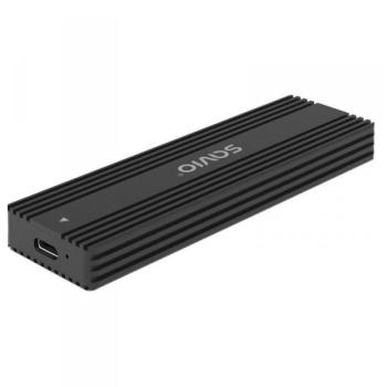 Caja Externa para Disco Duro SSD M.2 Negra Savio AK-84
