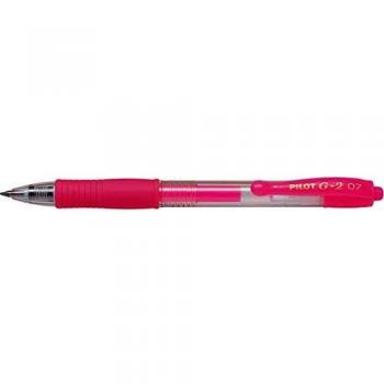 Bolígrafo de gel PILOT G2 07 Neón Rosa