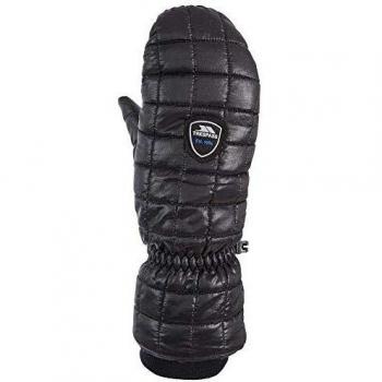 Trespass Pikido Womens Lightly Padded Winter Warm Mitts, Black, M, Negro
