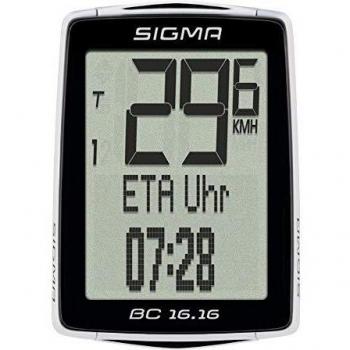 Sigma BC 16.16 Wired Bike Computer with 13 Functions