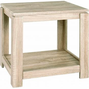 Haku Möbel 42079 - Mesa auxiliar, 50 x 40 x 50 cm, color roble claro