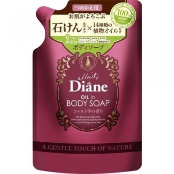Moist Diane Chardonnay Oil-In Body Soap Refill 400ml - Premium Hydrating Cleanser