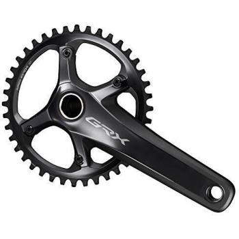 SHIMANO COMPONENTES BIELAS GRX 810 170MM 40 11V 1X, Adultos Unisex, Negro