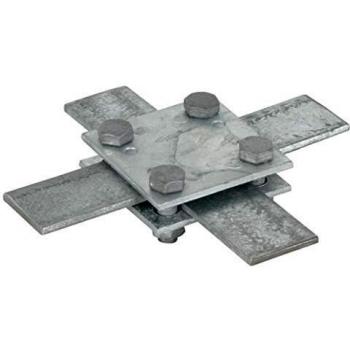 Dehn 318033 Cross Connector St/TZn for Flat 30/30mm