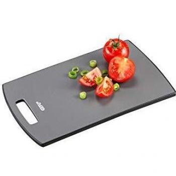 Tabla de cocina para cortar GEFU Levoro rectangular de plástico gris, dimensiones 240x150x0,8 cm