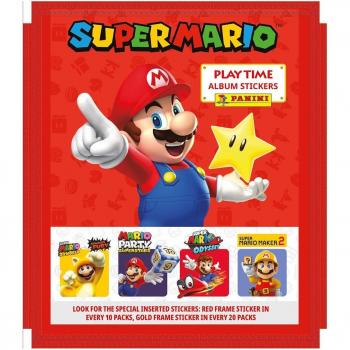 Sobre de Cromos de Super Mario Nintendo Panini