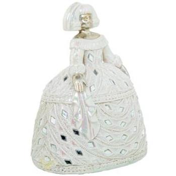 Figura Decorativa Menina Blanco Acrílico Plástico Melamina 15 x 11 x 18 cm