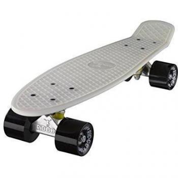 Ridge Glow In The Dark 22 Mini Cruiser Skateboard, Unisex-Youth, Marrónn/Verde, 56 cm