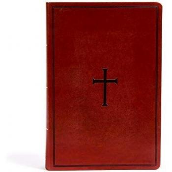 KJV Super Giant Print Indexed Reference Bible, Brown Leathertouch Edition