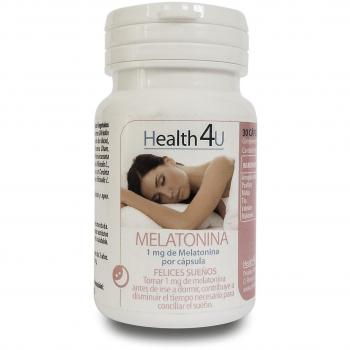 Melatonina H4U 1.8mg - Suplemento Alimenticio en Cápsulas (30 Unidades de 545 mg)