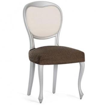 Funda Elástica para Silla Troya Marrón - Pack de 2 Unidades (40-50 cm)
